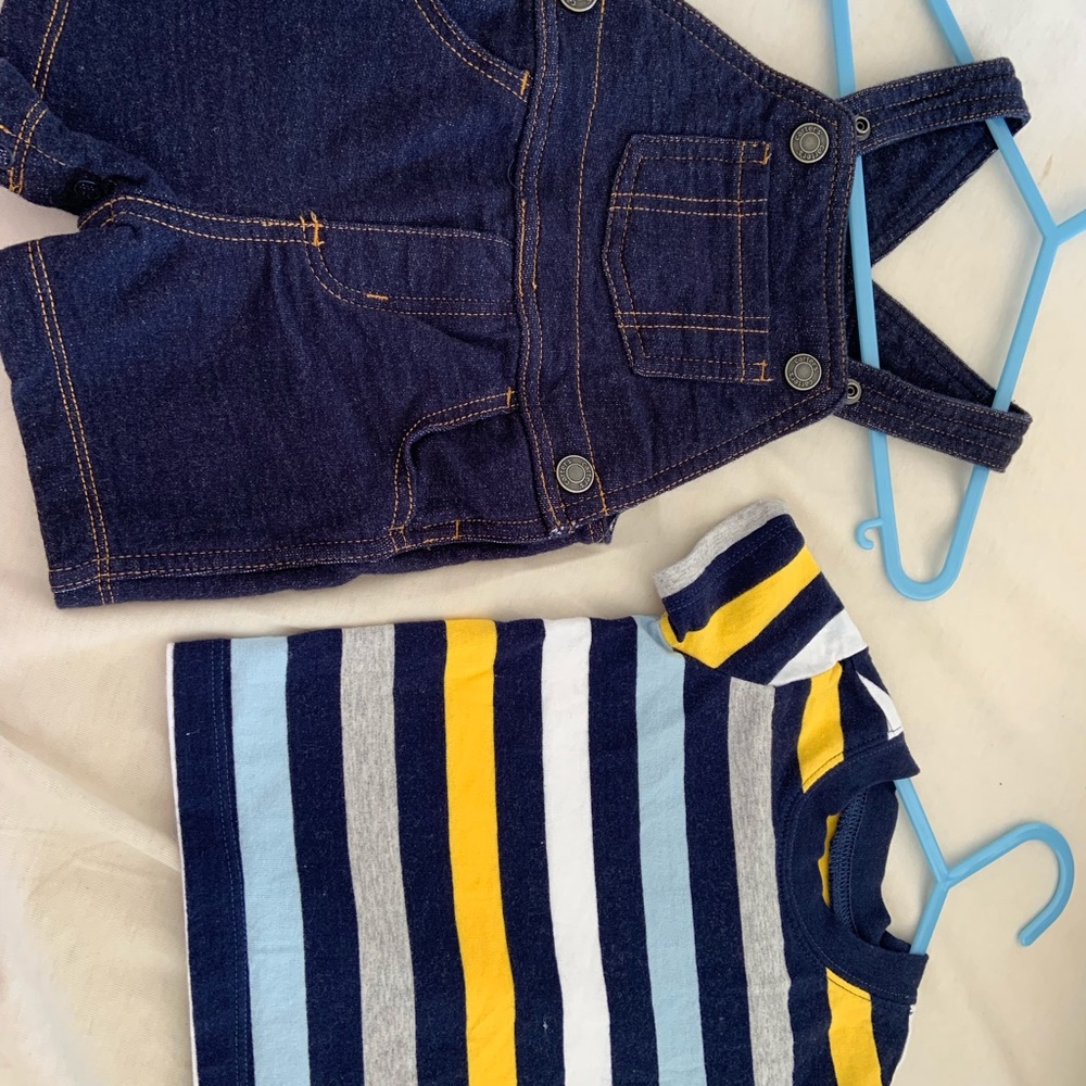 Carters overall and shirt